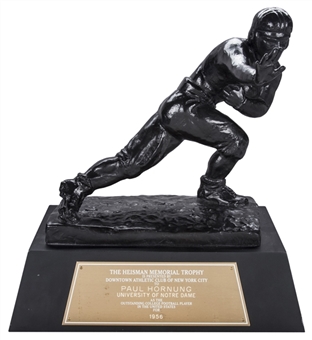 Paul Hornungs Heisman Memorial Trophy Presented by the New York Downtown Athletic Association (Hornung LOA)